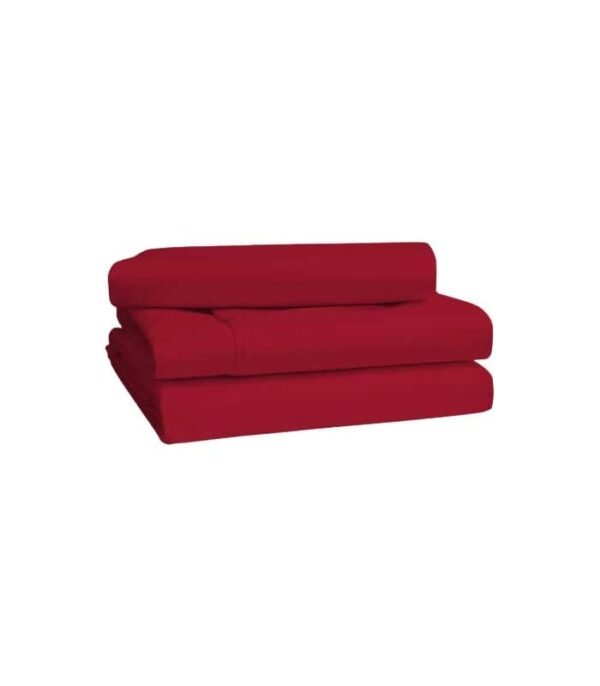 Premium 6*6 - 6 piece Cotton Bedsheets ( Maroon)
