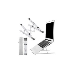 7 Level Adjustable Portable Laptop Stand | Silver
