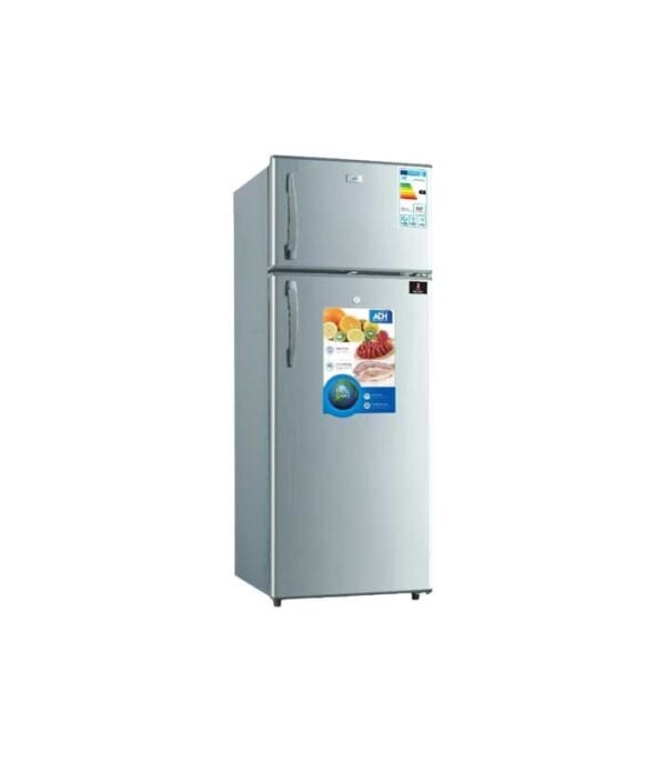 ADH 358L Double Door Refrigerator - Silver