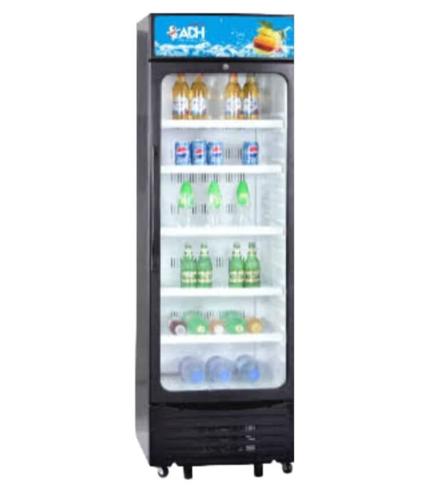 ADH 365L Display Refrigerator - Black / White
