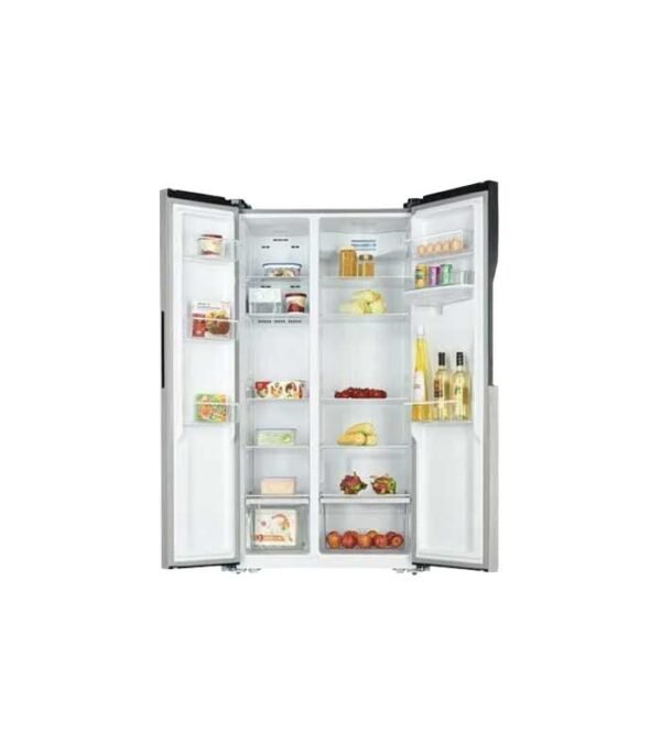 ADH BCD-658 Double Doors Fridge - Silver - Image 2