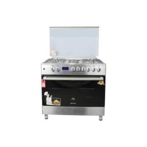 Blueflame 4 Gas + 2 Electric Cooker | Silver