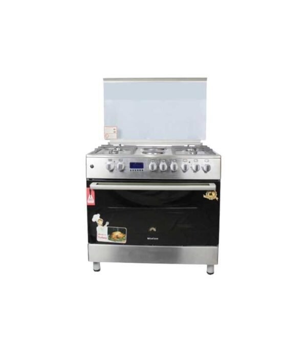 Blueflame 4 Gas + 2 Electric Cooker | Silver