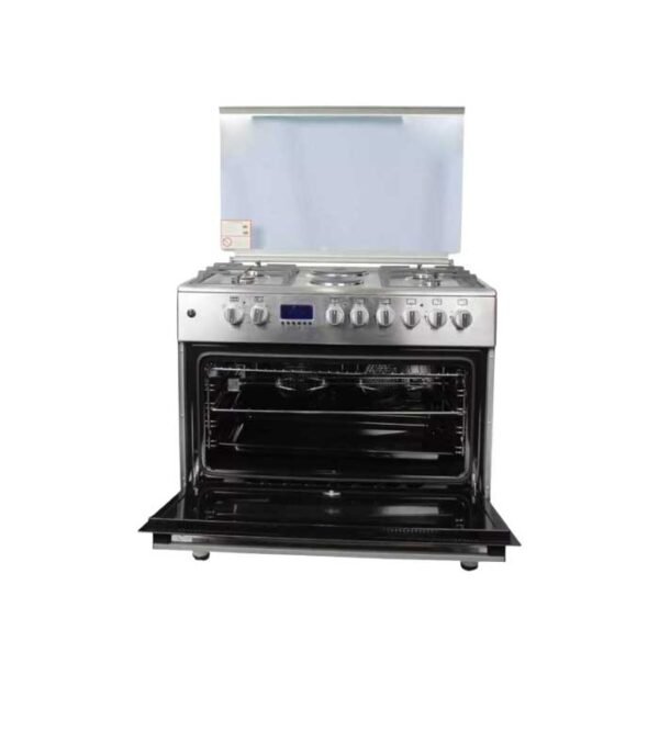 Blueflame 4 Gas + 2 Electric Cooker | Silver - Image 2