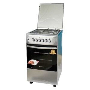Blueflame C5022E-I - 2 Electric & 2 Gas Cooker & Electric Oven 50*50 - Inox