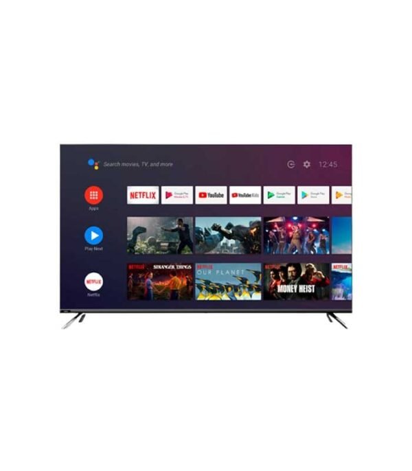 CHiQ 55 Inch 4K QLED Smart Android 11 TV U55H7 | Silver Black