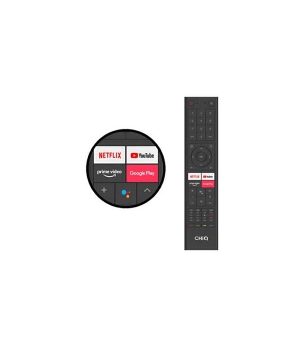 CHiQ 55 Inch 4K QLED Smart Android 11 TV U55H7 | Silver Black - Image 2