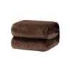 Fleece Woolen Soft Blanket - Brown