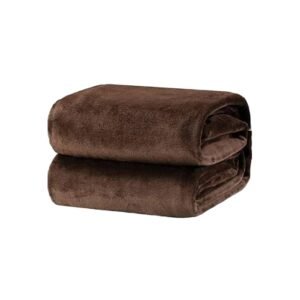 Fleece Woolen Soft Blanket - Brown