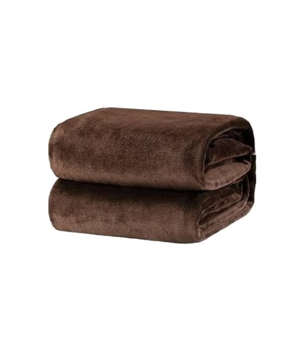 Fleece Woolen Soft Blanket - Brown