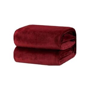 Fleece Woolen Soft Blanket - Maroon