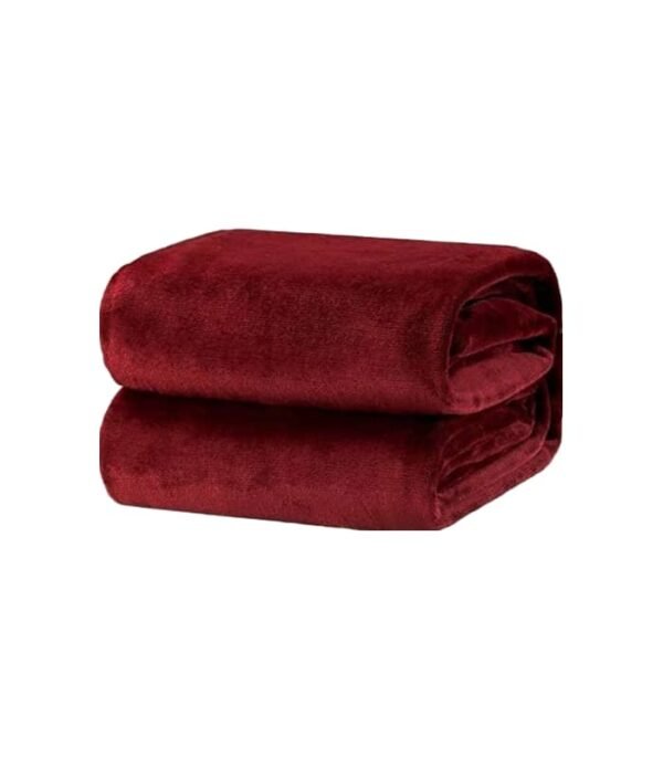Fleece Woolen Soft Blanket - Maroon