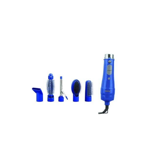 Geepas GH715 6-in-1 Hair Styler 750W - Multi-Functional Salon Hair Styler | 2 Years Warranty