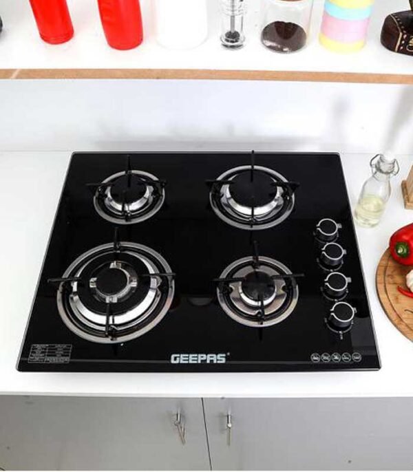 Geepas GK4410 4-Burner Gas Cooker, Automatic Ignition - Image 3