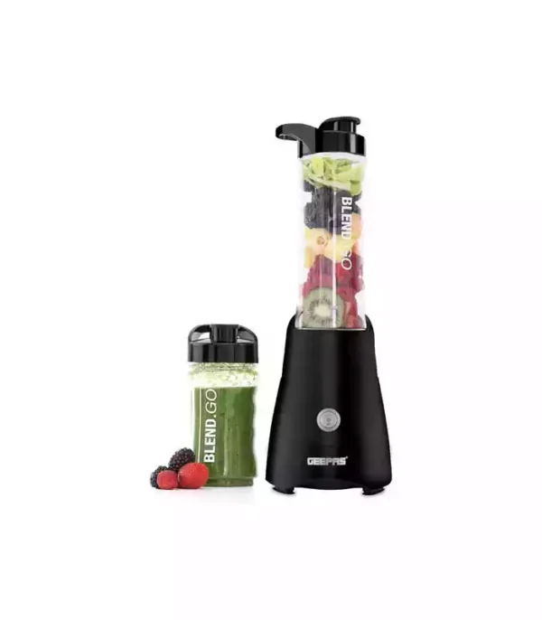 Geepas Personal Blender | Stainless Steel Blade | GSB44075 - Safety Lock, 570ml