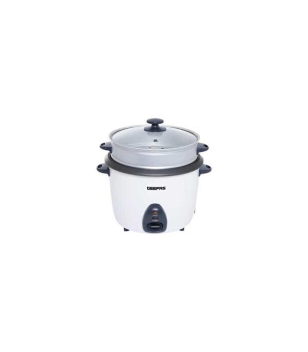 Geepas Rice Cooker GRC3511, 1.5L - White