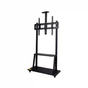 Heavy duty Movable mobile tv stand on wheels Y800 for 32-75 inch