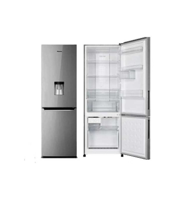 Hisense 341L Bottom Freezer +Dispenser - Silver - Image 2