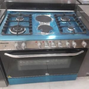 Hisense 90x60cm 4 Gas + 2 Electric Cooker HF942GEES