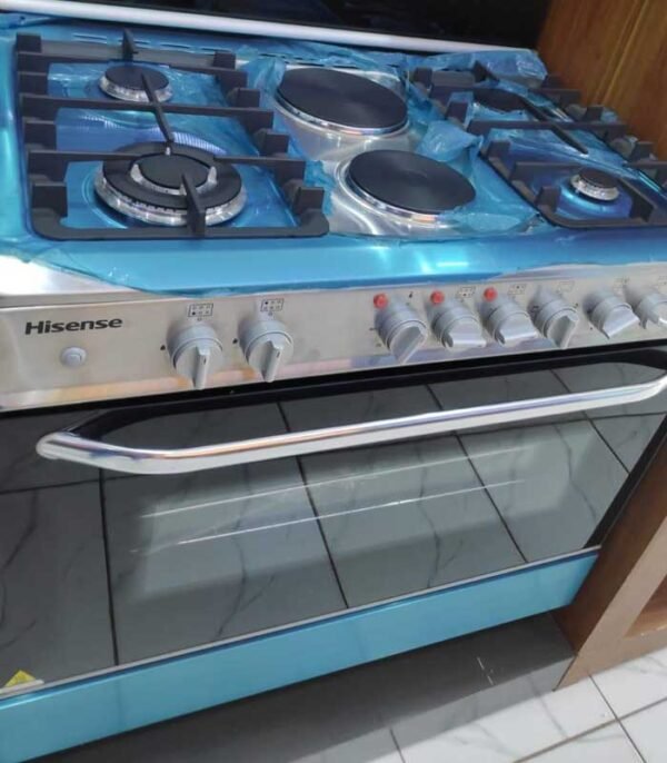 Hisense 90x60cm 4 Gas + 2 Electric Cooker HF942GEES - Image 2