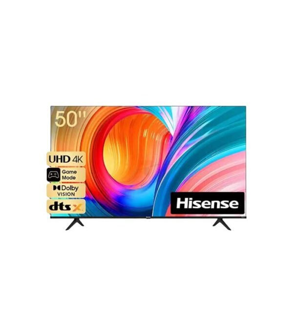 Hisense 50 Inch 4K UHD Smart TV A6 - Black