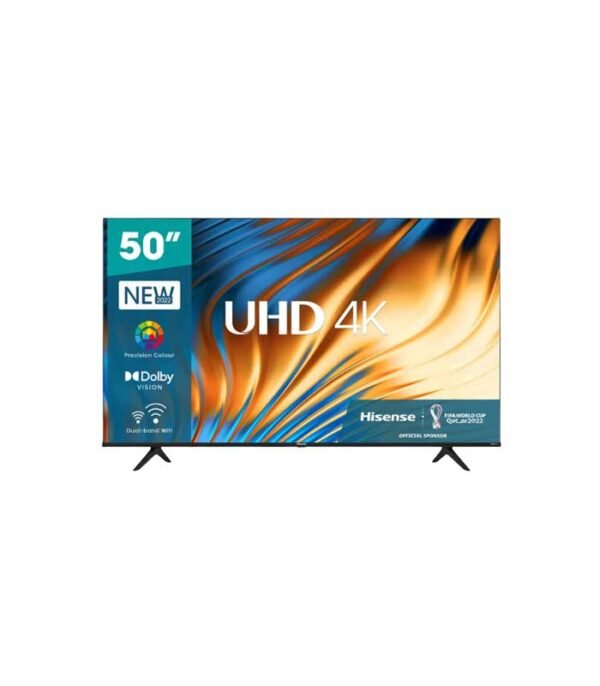 Hisense 50 Inch 4K UHD Smart TV A7 - Black