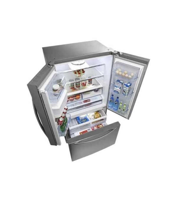 Hisense 697L RF697N4ZS1 Side By Side French Door - Silver - Image 4