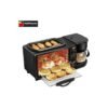 Hoffmans 3 in 1 Home Breakfast Machine Maker Coffee Frying Pan Bread