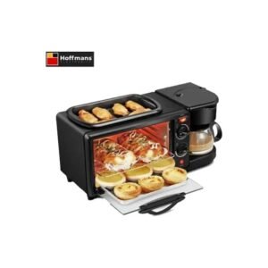 Hoffmans 3 in 1 Home Breakfast Machine Maker Coffee Frying Pan Bread