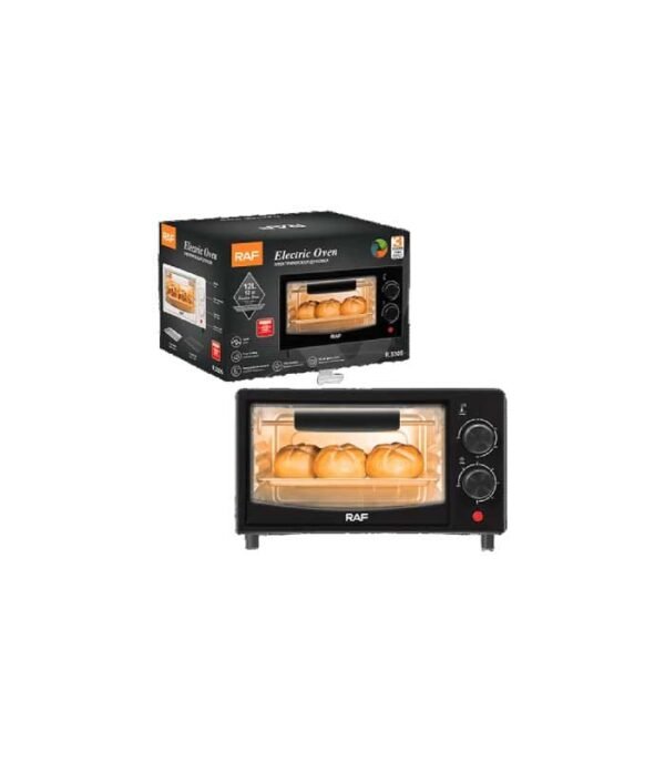 RAF 12Liters Electric Oven | R.5305 - Black - Image 2