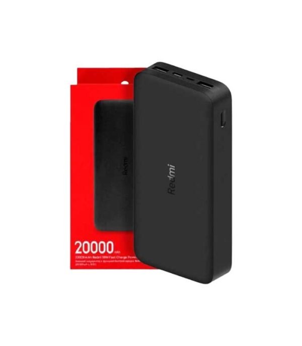 Redmi mi xiaomi 20000mAh Fast Charging Power bank - Black - Image 2