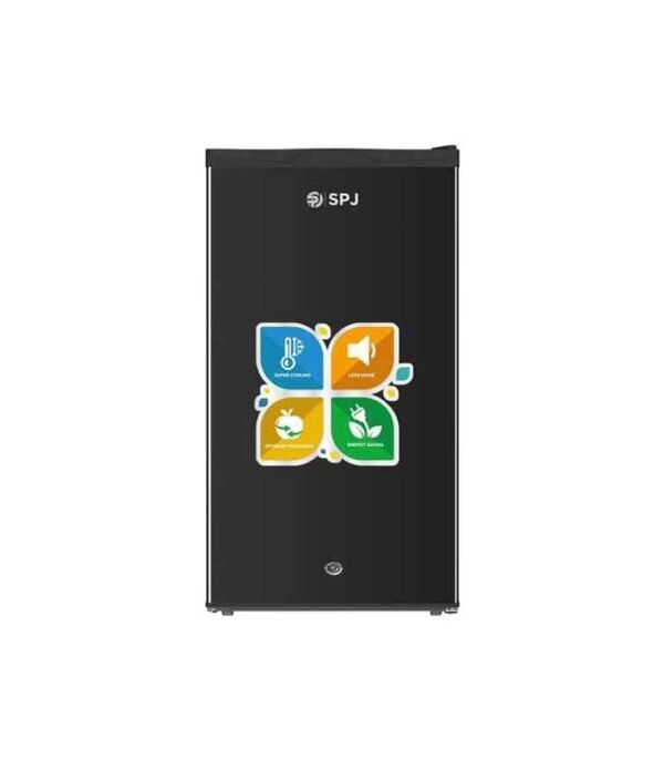 SPJ 120L Single Door Fridge | Black