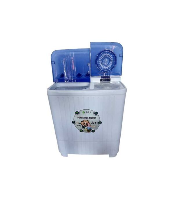 SPJ 7kg Twin Tub Washing Machine - White - Image 2