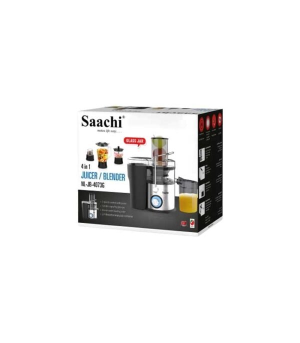 Saachi 4 in 1 Juicer / Blender NL-JB-4073G with Glass Jar - Image 2