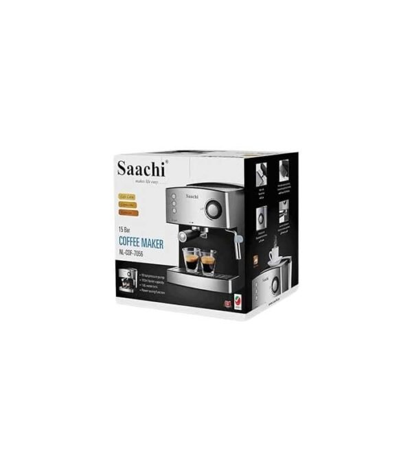 Saachi Coffee Maker NL-COF-7055 all in 1- Silver, Black - Image 2
