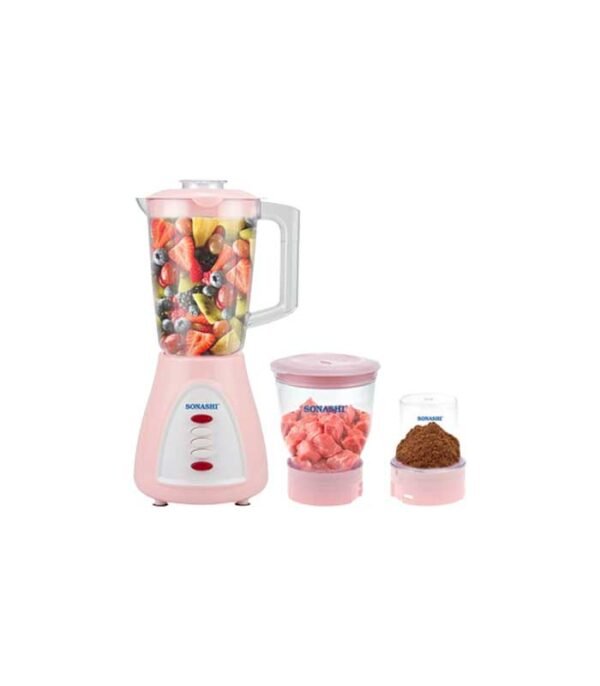 Sonashi Sb-160n 3 In 1 Blender With Unbreakable Jar - pink
