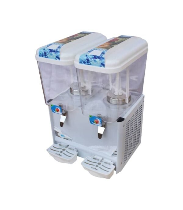ADH Double Juice Dispenser, 18Liters each tank - White