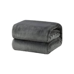 Fleece Woolen Soft Blanket - Grey