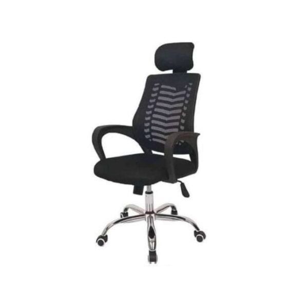 Genuine Office Task Chair With Headrest-Black