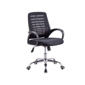 Simple Office Chair Mesh- Black