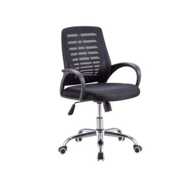 Simple Office Chair Mesh- Black