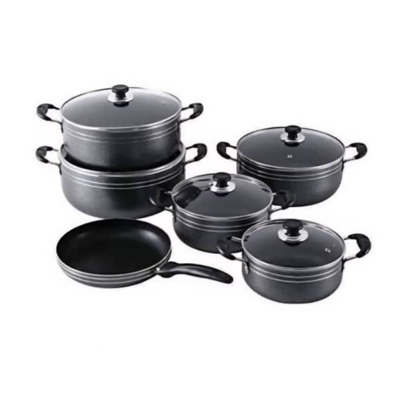 6 piece Non Stick Saucepans.