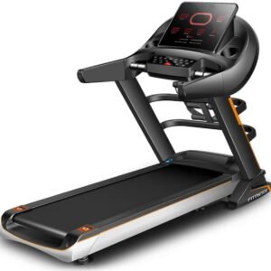 Smart home & commercial Treadmill with inbuilt Bluetooth speakers, USB, massager & LED display with a touch screen
